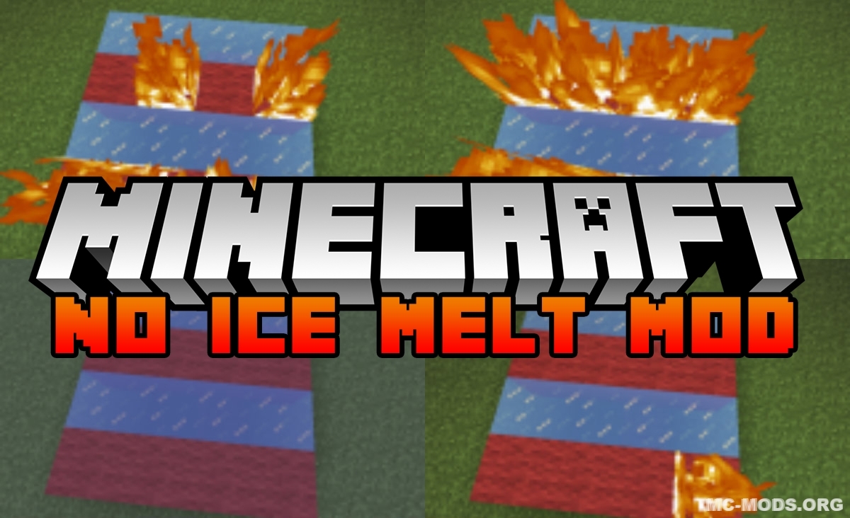 No Ice Melt Mod (1.16.5, 1.12.2) — Stops Ice Melting from Light Sources