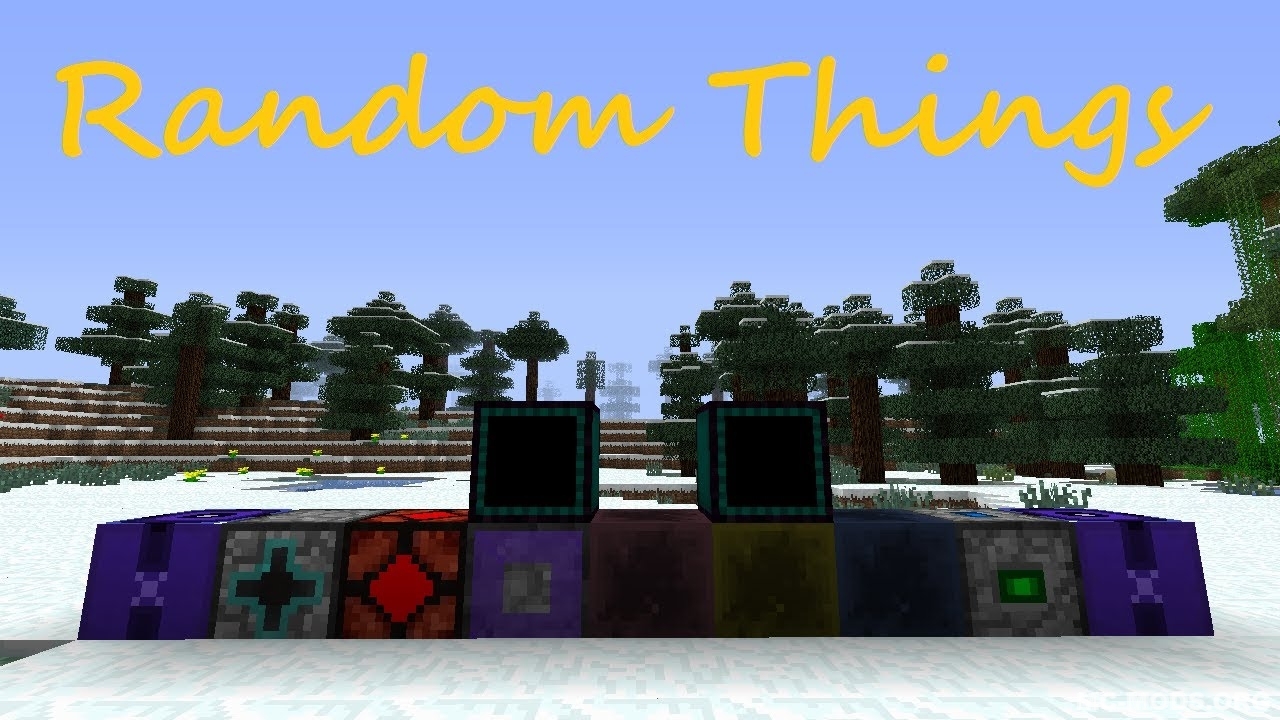 Random Things Mod (1.12.2, 1.11.2) — Objects and mechanics that are ...