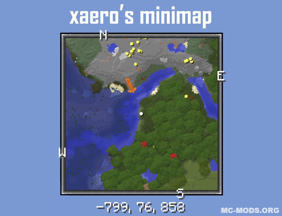 Xaero S Minimap Mod 1 18 2 1 17 1 1 16 5 1 15 2 Mc Mods Org