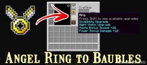 Angel Ring to Bauble Mod (1.12.2, 1.11.2) — Make the Extra Utils Angel Ring