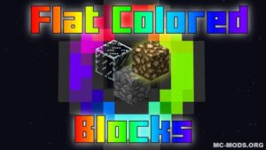 Flat Colored Blocks Mod (1.19.2, 1.12.2) — There are thousands of beautiful blocks to choose from