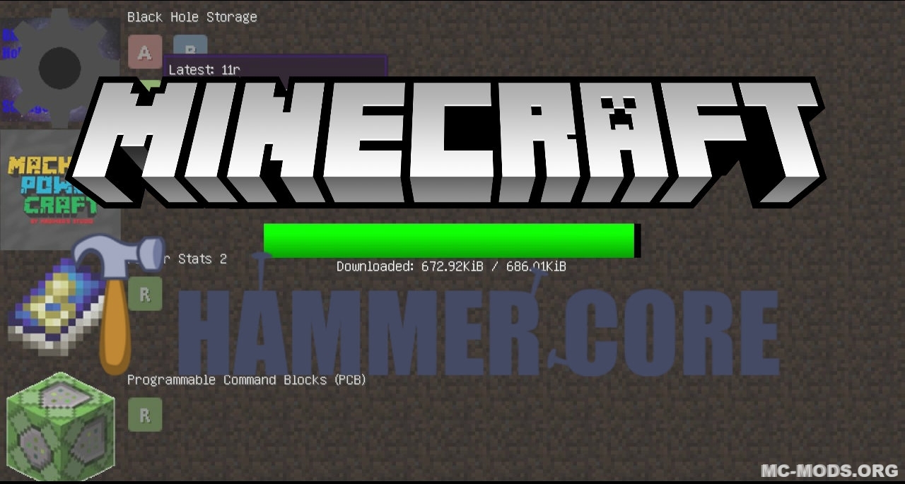 Hammer Core Mod (1.19.3, 1.18.2) — Library for Mods MC