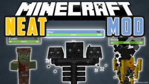 Neat Mod (1.19.4, 1.18.2) — HUD Status Bar Above Mobs