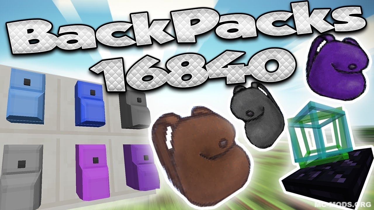 Backpacks Mod (1.12.2, 1.10.2) — Improve Inventory Management – MC-Mods.org