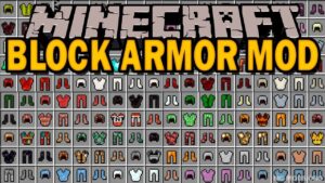 Block Armor Mod (1.18.1, 1.17.1) — Armor can be crafted from any block
