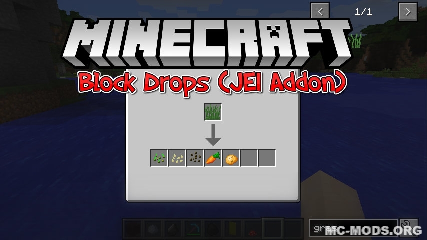 Block Drops (JEI Addon) Mod 1.13/1.12.2 - MC-Mods.org