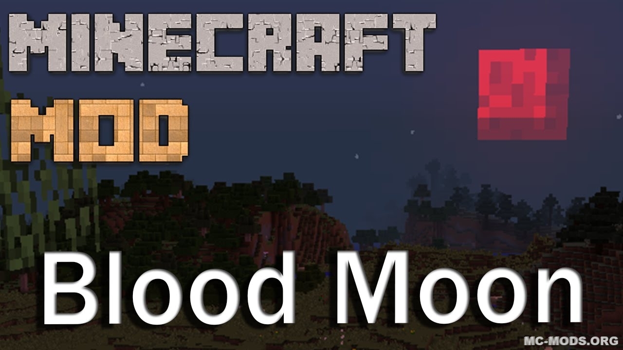 minecraft blood moon mod