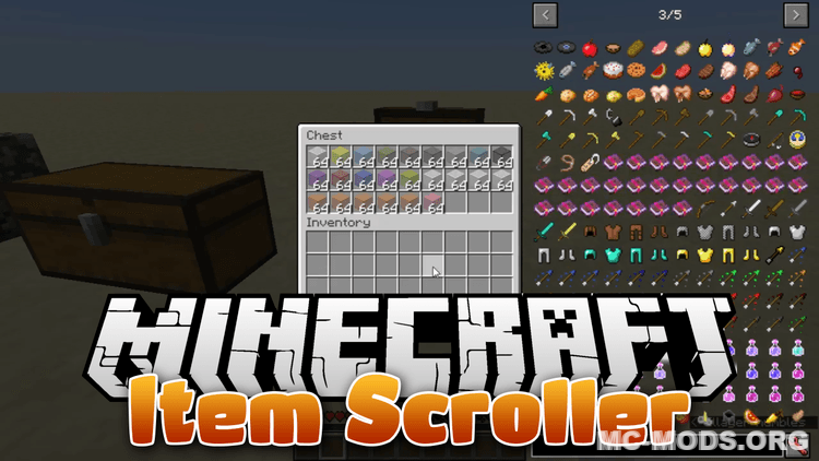 Item Scroller Mod (1.19.4, 1.18.2) — Moving Items in Inventory GUIs ...