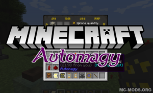 Automagy: Automation and Logistics Mod (1.8.9, 1.7.10) — Addon for Thaumcraft