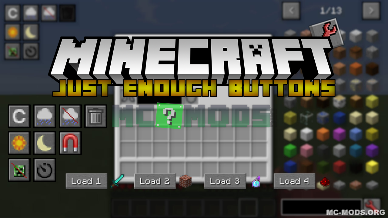 Minecraft Code Mod Button Just Enough Buttons Mod (1.14.4, 1.12.2) — Utility Buttons – MC-Mods.org